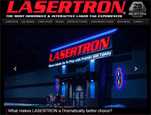 Tablet Screenshot of laser-tron.com